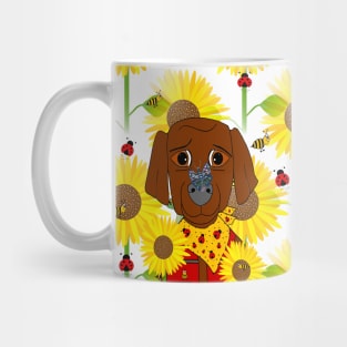 Dog Nature Lover Pattern Mug